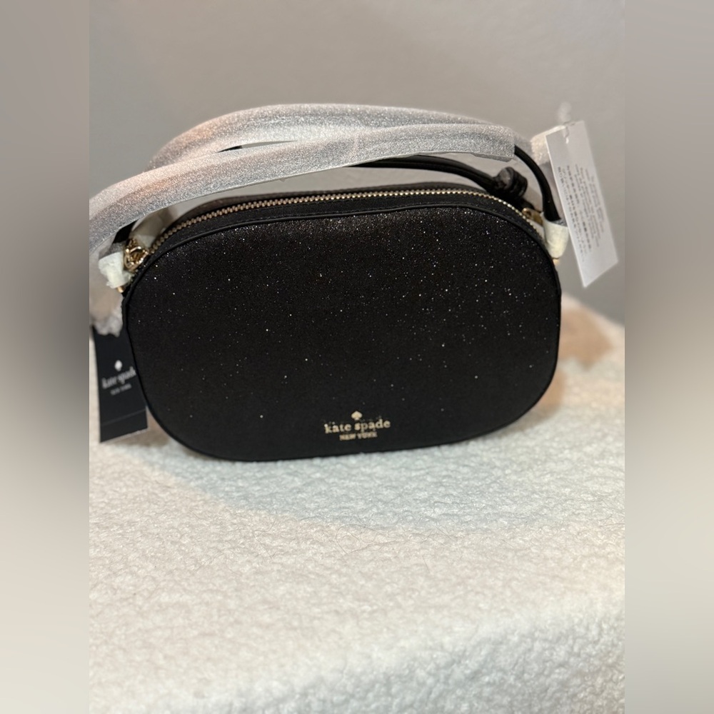 NWT Kate Spade New York glimmer oval camera bag - Picture 8 of 14
